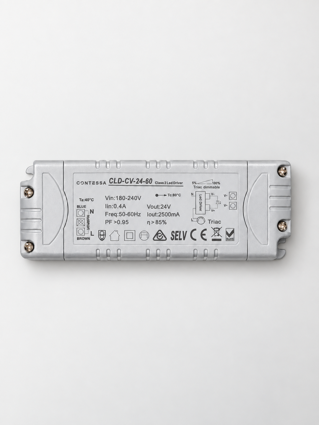 60W 24V Constant Voltage LED Driver