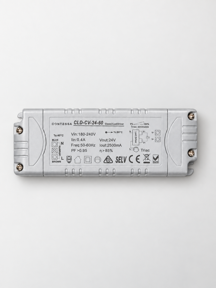 60W 24V Constant Voltage LED Driver